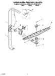 Diagram for 10 - Upper Wash And Rinse Parts