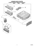 Diagram for 11 - Lower Rack Parts