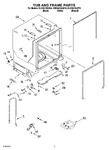 Diagram for 07 - Tub And Frame Parts