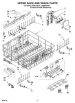 Diagram for 09 - Upper Rack And Track Parts