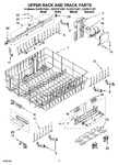 Diagram for 09 - Upper Rack And Track Parts