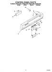 Diagram for 02 - Control Panel Parts