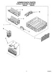 Diagram for 11 - Lower Rack Parts, Optional Parts (not Included)