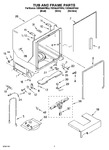 Diagram for 07 - Tub And Frame Parts