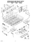 Diagram for 09 - Upper Rack And Track Parts