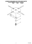 Diagram for 04 - Lower Washarm And Strainer Parts