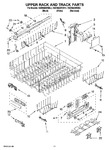 Diagram for 09 - Upper Rack And Track Parts