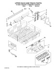 Diagram for 09 - Upper Rack And Track Parts