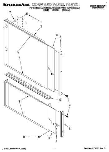 Diagram for KUDS230BWH0