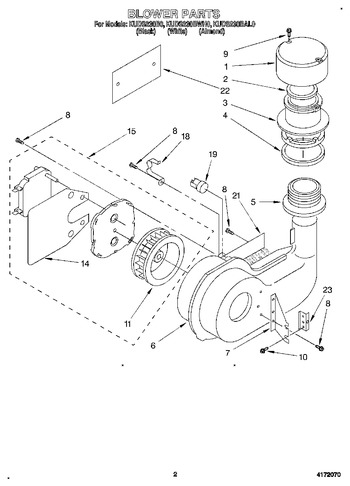 Diagram for KUDS230BWH0