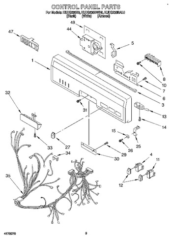 Diagram for KUDS230BWH0