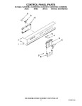 Diagram for 02 - Control Panel Parts