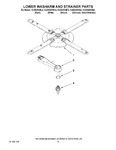 Diagram for 11 - Lower Washarm And Strainer Parts