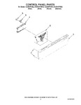 Diagram for 02 - Control Panel Parts