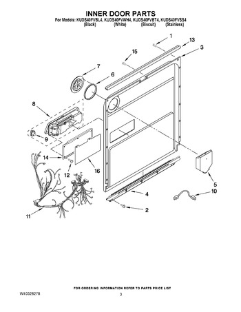 Diagram for KUDS40FVWH4