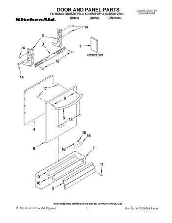 Diagram for KUDS50FVBL3