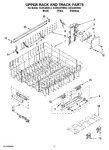 Diagram for 09 - Upper Rack And Track Parts