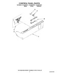 Diagram for 02 - Control Panel Parts