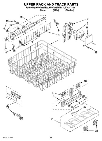 Diagram for KUDT03STBL0