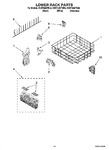 Diagram for 11 - Lower Rack Parts