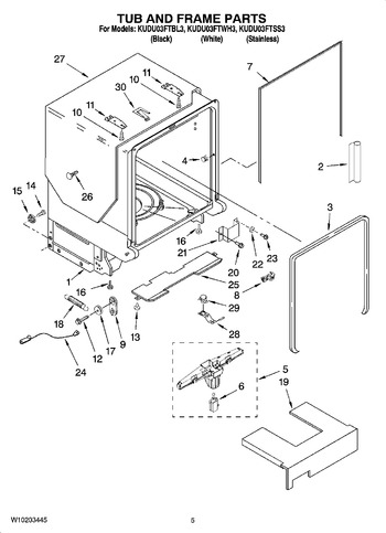 Diagram for KUDU03FTWH3