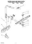 Diagram for 07 - Upper Wash And Rinse Parts