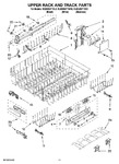 Diagram for 09 - Upper Rack And Track Parts