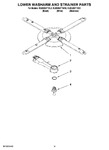 Diagram for 12 - Lower Washarm And Strainer Parts, Optional Parts (not Included)