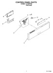 Diagram for 02 - Control Panel Parts