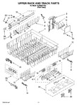 Diagram for 09 - Upper Rack And Track Parts