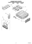 Diagram for 11 - Lower Rack Parts