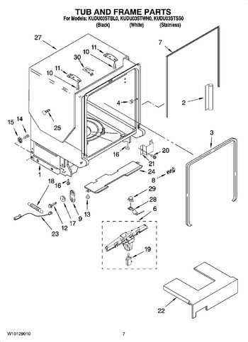 Diagram for KUDU03STWH0