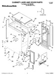 Diagram for 01 - Cabinet Liner And Door Parts