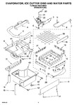 Diagram for 02 - Evaporator Ice Cutter Grid And Water Parts