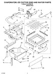 Diagram for 02 - Evaporator, Ice Cutter Grid And Water Parts