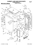 Diagram for 01 - Cabinet Liner And Door Parts