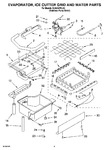 Diagram for 02 - Evaporator Ice Cutter Grid And Water Parts