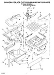 Diagram for 02 - Evaporator Ice Cutter Grid And Water Parts