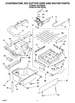 Diagram for 02 - Evaporator Ice Cutter Grid And Water Parts