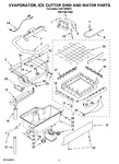 Diagram for 02 - Evaporator, Ice Cutter Grid And Water Parts