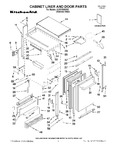 Diagram for 01 - Cabinet Liner And Door Parts