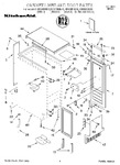 Diagram for 01 - Cabinet Liner And Door, Lit/optional