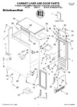 Diagram for 01 - Cabinet Liner And Door Parts