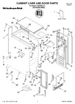 Diagram for 01 - Cabinet Liner And Door Parts