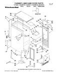 Diagram for 01 - Cabinet Liner And Door Parts