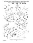 Diagram for 02 - Evaporator, Ice Cutter Grid And Water Parts