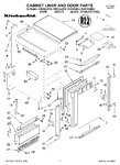 Diagram for 01 - Cabinet Liner And Door Parts