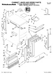 Diagram for 01 - Cabinet Liner And Door, Literature