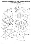 Diagram for 02 - Evaporator, Ice Cutter Grid And Water