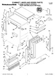 Diagram for 01 - Cabinet Liner And Door Parts